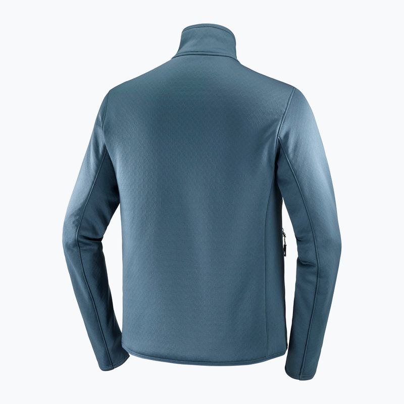 Bluza trekkingowa męska Salomon Essential Midwarm Fz midnight navy 7