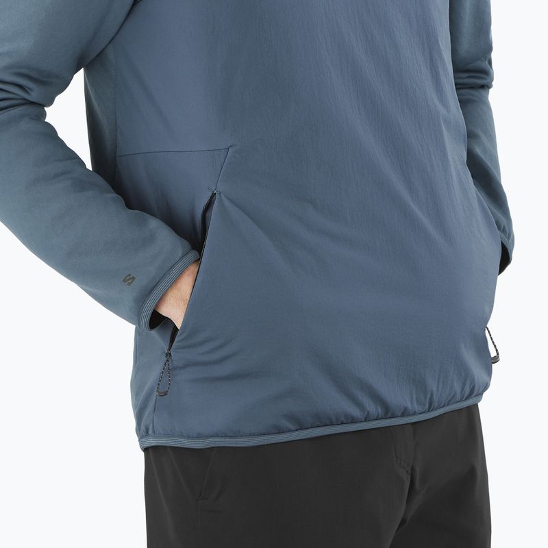 Bluza trekkingowa męska Salomon Outline Hyb Warm midnight 5