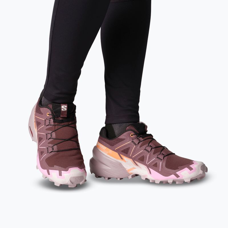 Buty do biegania damskie Salomon Speedcross 6 catawba grape/papaya/deauville mauve 14