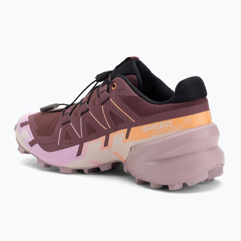 Buty do biegania damskie Salomon Speedcross 6 catawba grape/papaya/deauville mauve 3