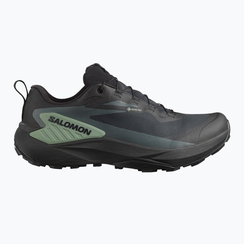 Buty do biegania męskie Salomon Genesis GTX black/agave green/urban chic 9