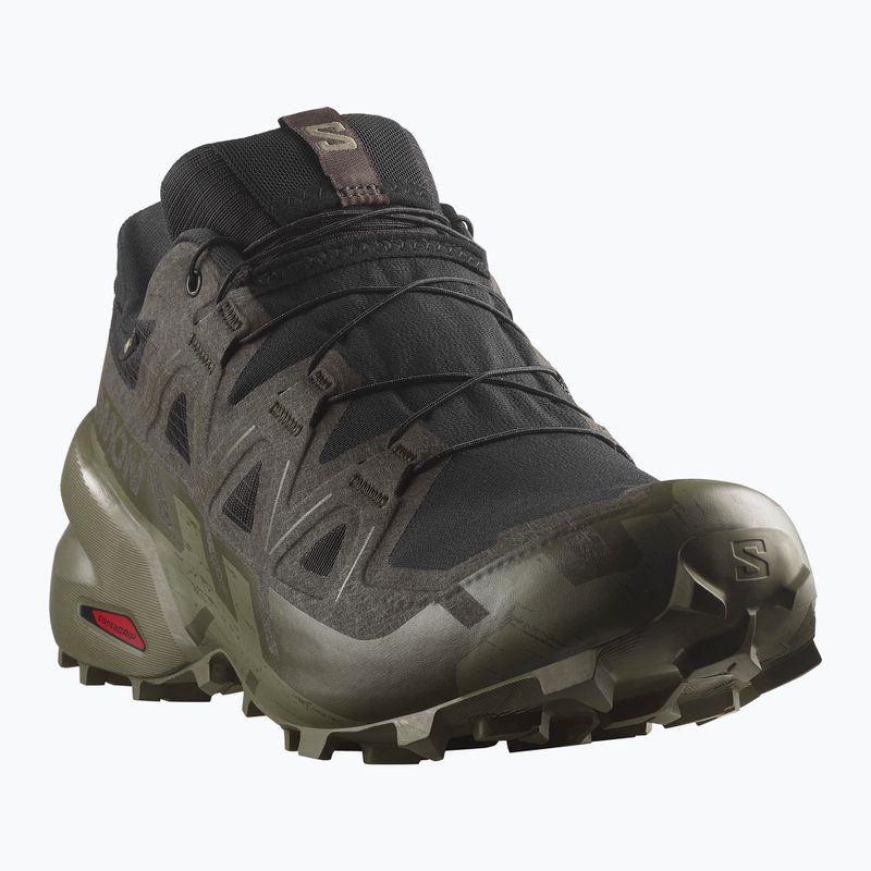 Buty do biegania męskie Salomon Speedcross 6 GTX black/peat/deep lichen green