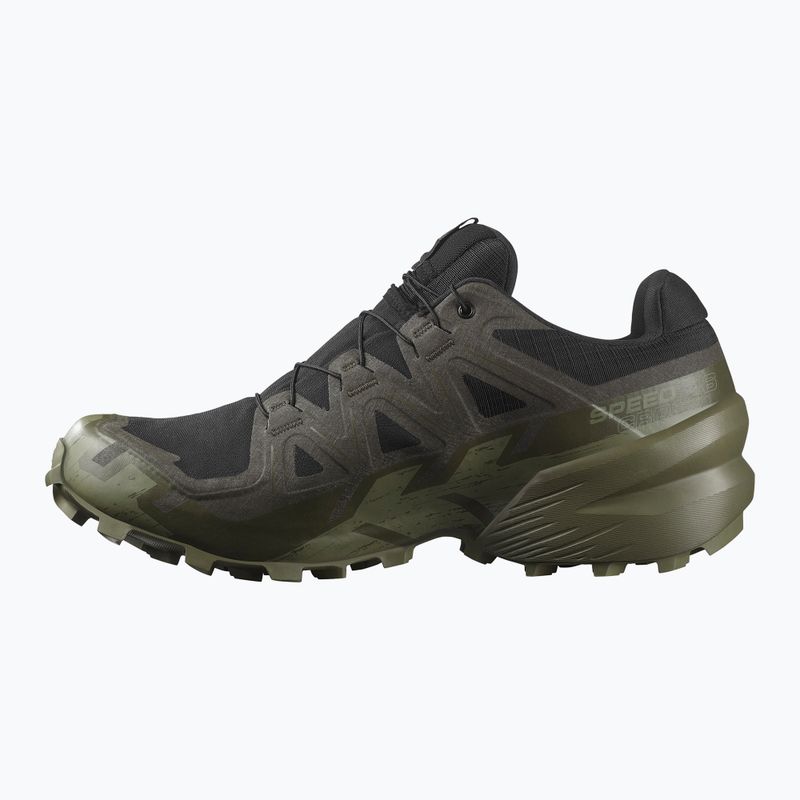 Buty do biegania męskie Salomon Speedcross 6 GTX black/peat/deep lichen green 3