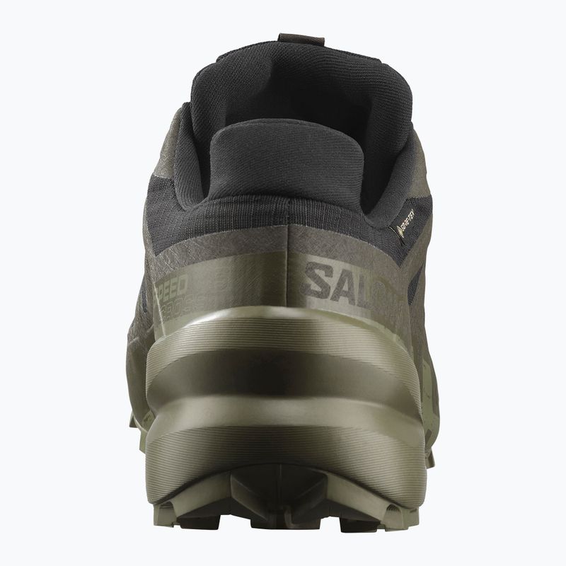 Buty do biegania męskie Salomon Speedcross 6 GTX black/peat/deep lichen green 4