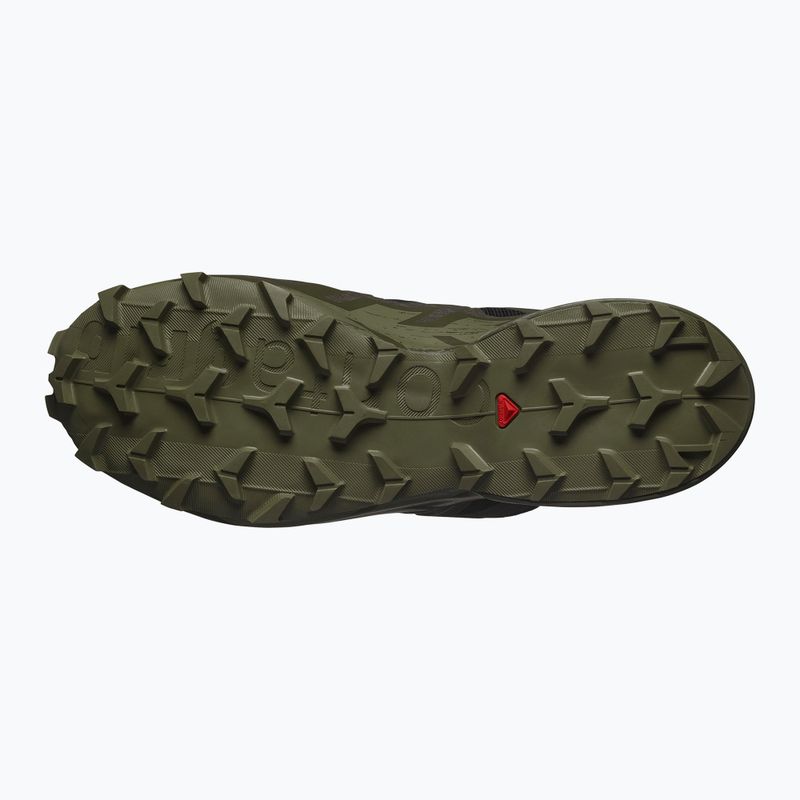 Buty do biegania męskie Salomon Speedcross 6 GTX black/peat/deep lichen green 5