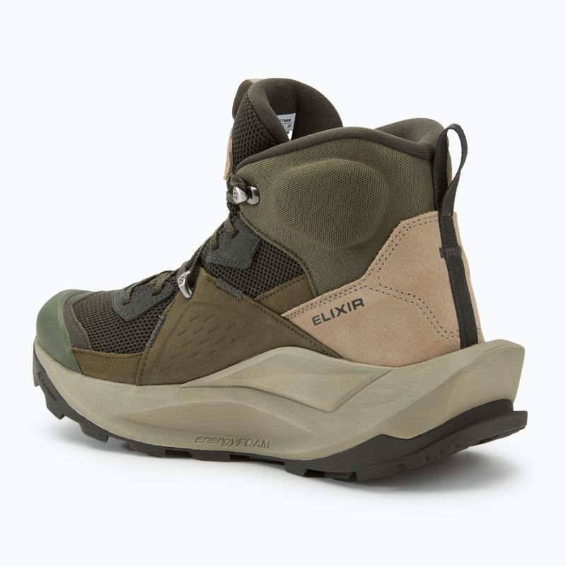 Buty turystyczne męskie Salomon Elixir Mid GTX peat/vintage khaki/castlerock 3