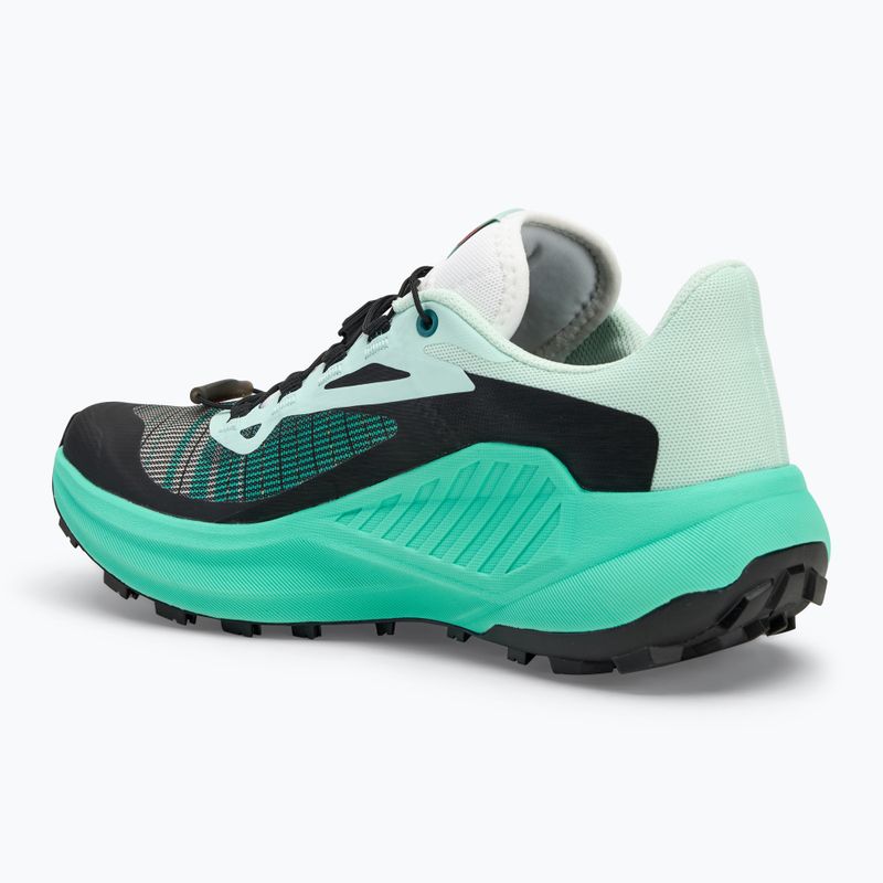 Buty do biegania damskie Salomon Genesis bay/electric green/cherry 3