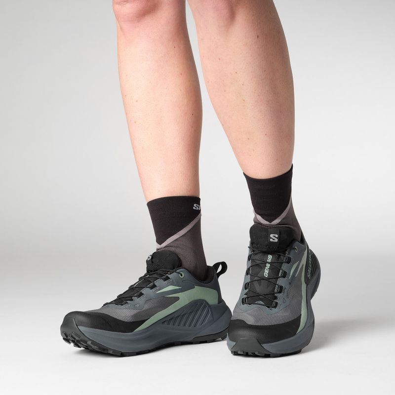 Buty do biegania damskie Salomon Genesis GTX turbulence/black/green milieu 3