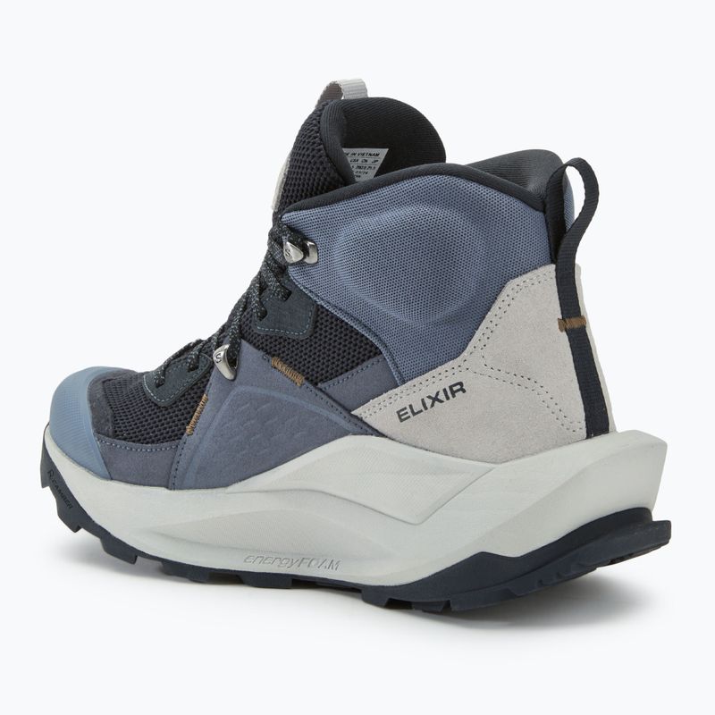 Buty turystyczne męskie Salomon Elixir Mid GTX dark navy/grisaille/gray violet 3