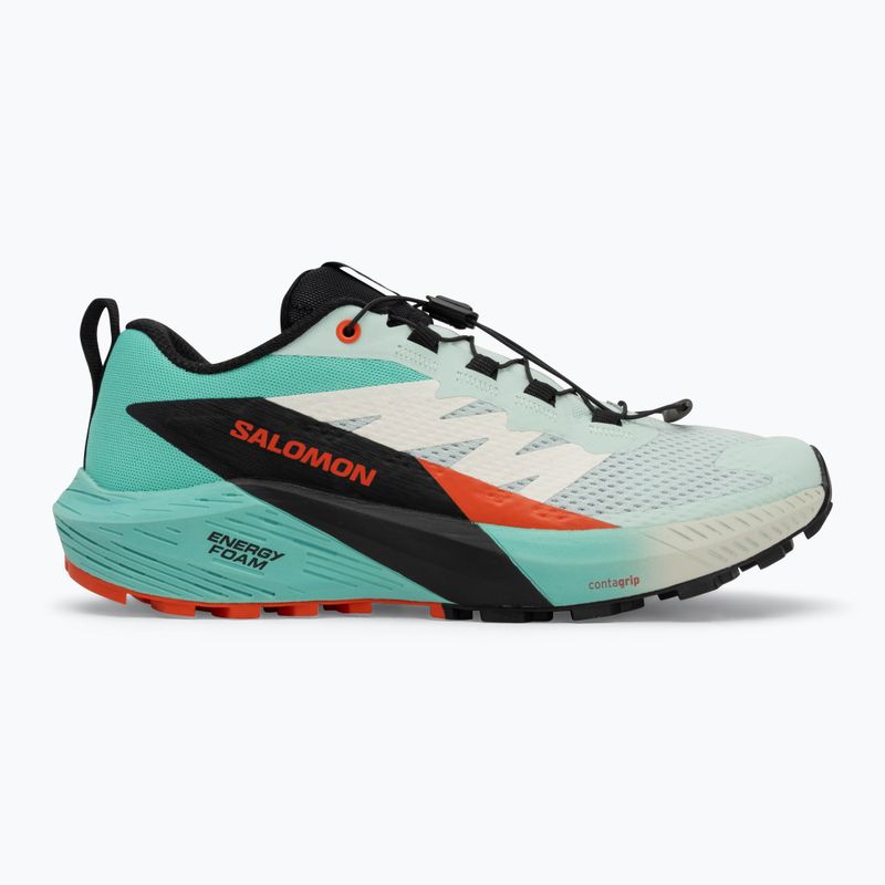 Buty do biegania damskie Salomon Sense Ride 5 bay/black/cherry tomato 2