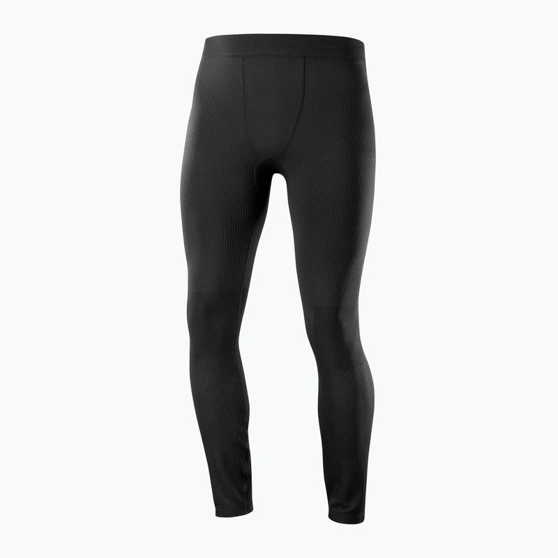 Spodnie termoaktywne męskie Salomon Essential Seamless deep black 3