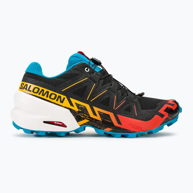 Buty do biegania męskie Salomon Speedcross 6 black/white/transcend blue 2