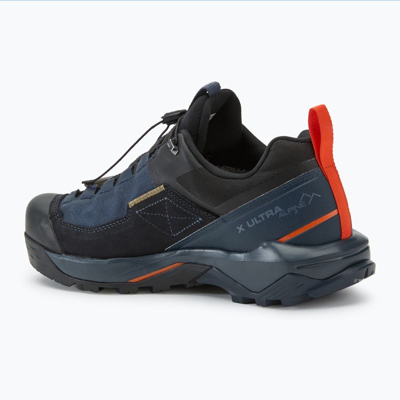 Buty trekkingowe męskie Salomon X Ultra Alpine GTX blue nights/black/red orange 3