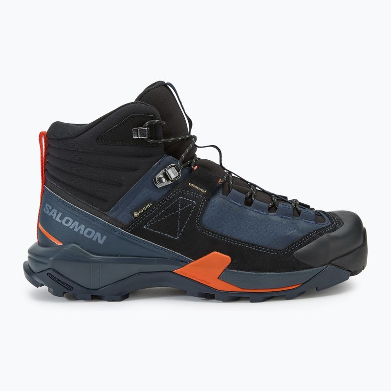 Buty trekkingowe męskie Salomon X Ultra Alpine MID GTX blue nights/black/red orange 2