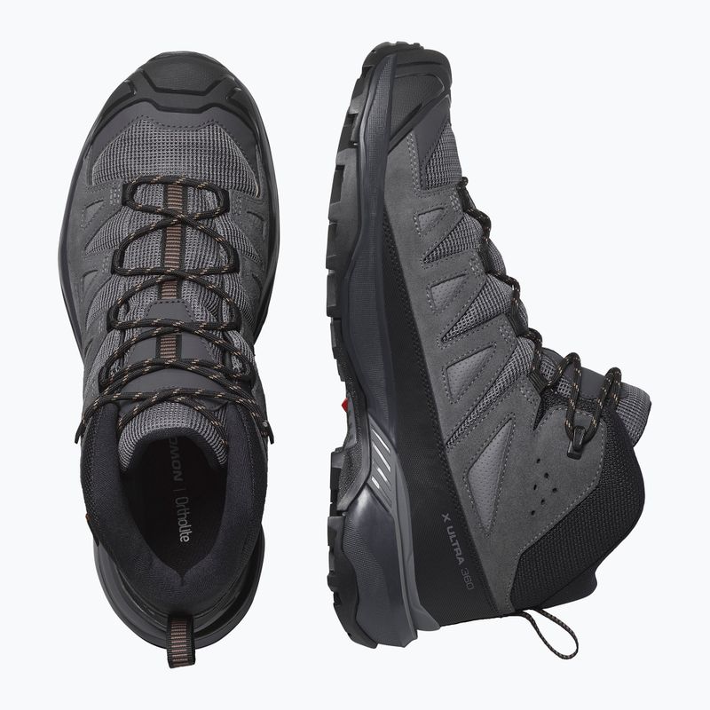 Buty trekkingowe męskie Salomon X ULTRA 360 LTR MID GTX castlerock/asphalt 5