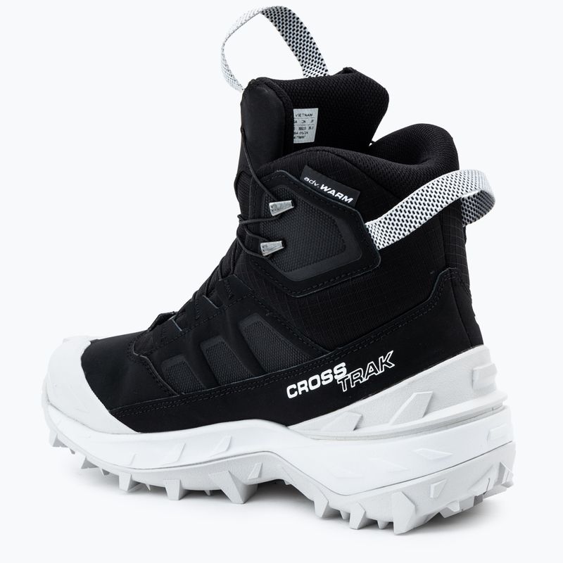 Buty trekkingowe męskie Salomon Crossrak Powder WP black/black/white 3