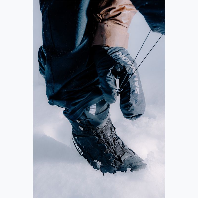 Buty trekkingowe męskie Salomon Crossrak Powder WP black/black/white 17