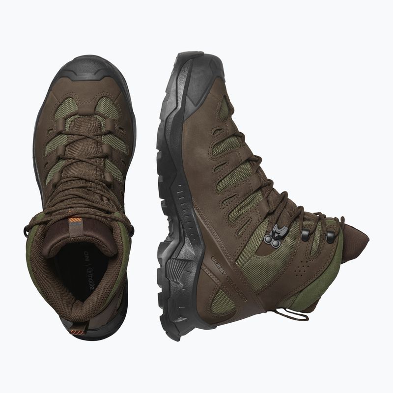 Buty turystyczne Salomon Quest Tracker GTX earth brown/green/black 6