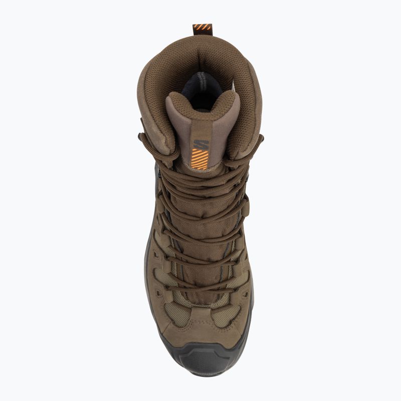 Buty turystyczne Salomon Quest Tracker High GTX earth brown/green 5