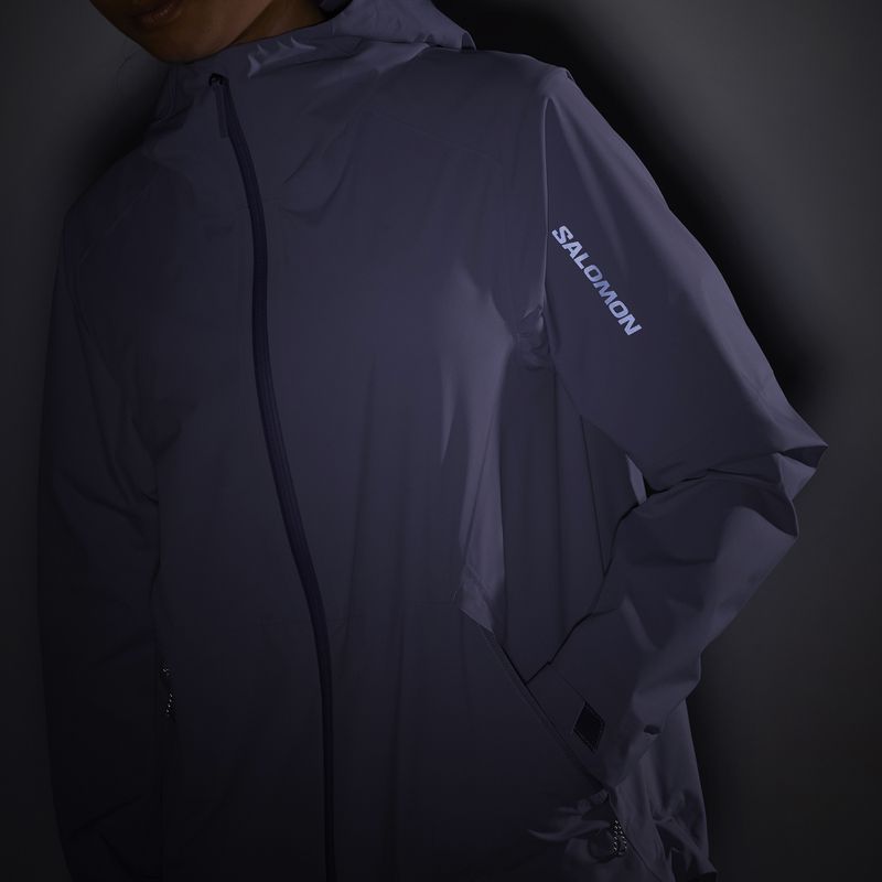 Kurtka przeciwwiatrowa damska Salomon Outerpath 2.5L blue granite 7