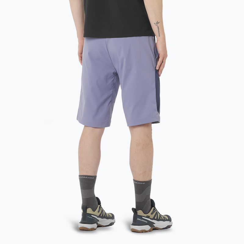 Spodenki trekkingowe męskie Salomon Outerpath Utility blue granite/blue nights 2