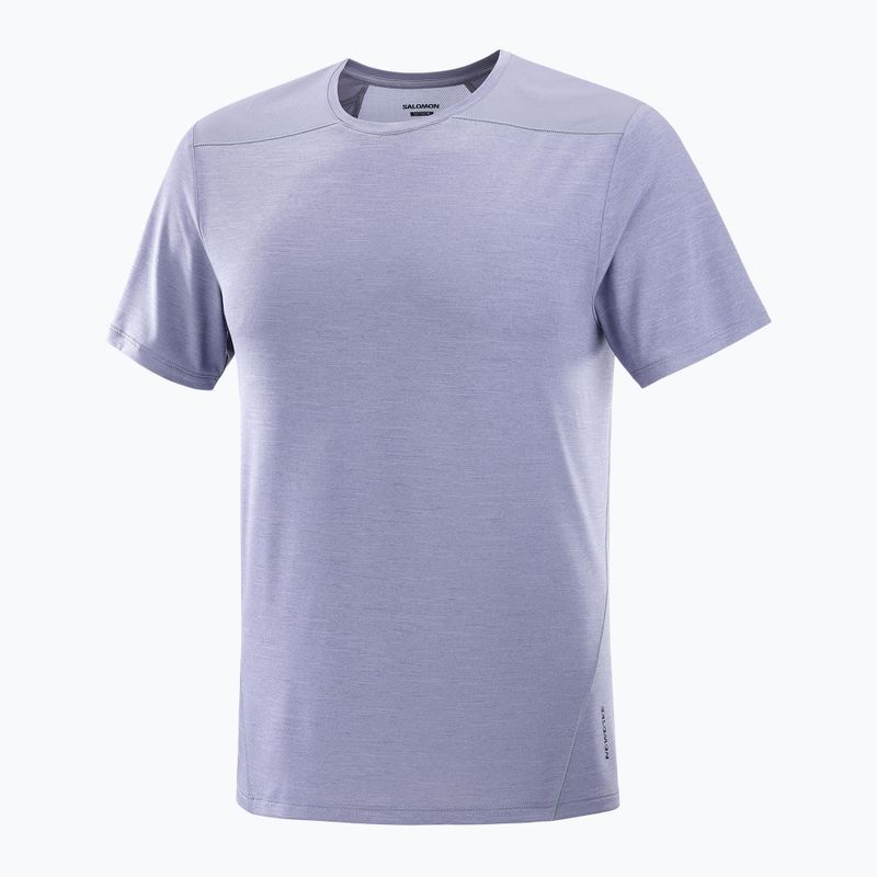 Koszulka męska Salomon Outline Tee blue granite 4