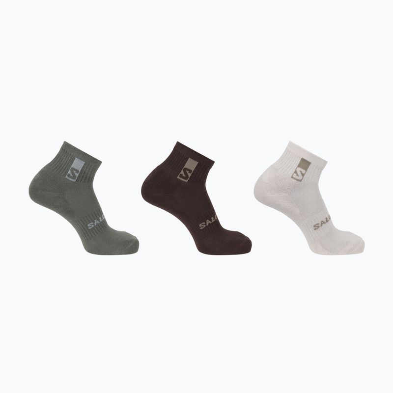 Skarpety Salomon Everyday Ankle 3 pary silver cloud/sedona sage