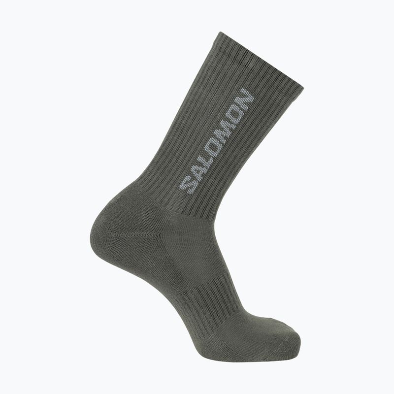 Skarpety Salomon Everyday Crew 3 pary silver cloud/sedona sage 3