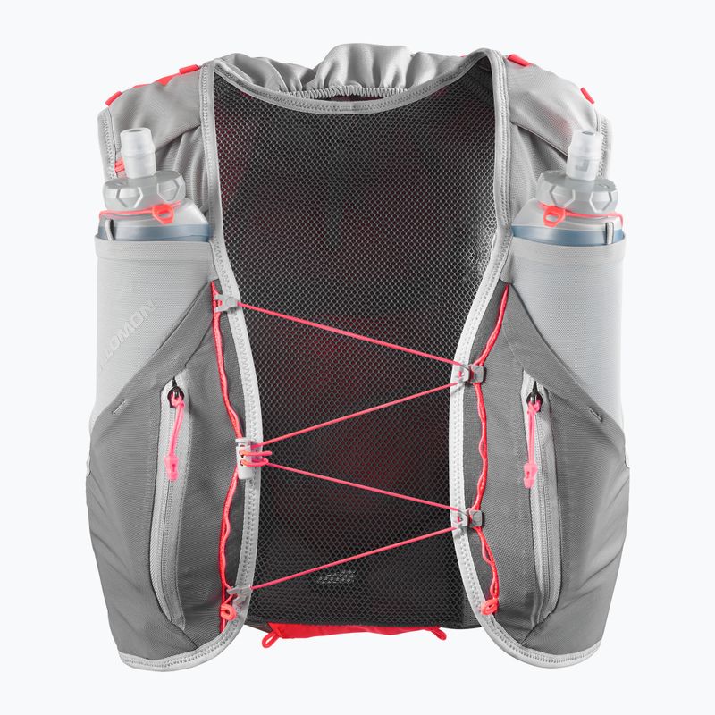Kamizelka do biegania Salomon ADV SKIN 12 Set castelrock/alloy/neon flame