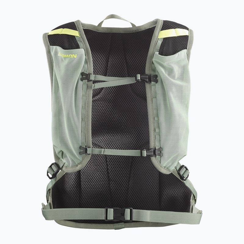 Plecak do biegania Salomon Cross 8 green milieu/agave green 2
