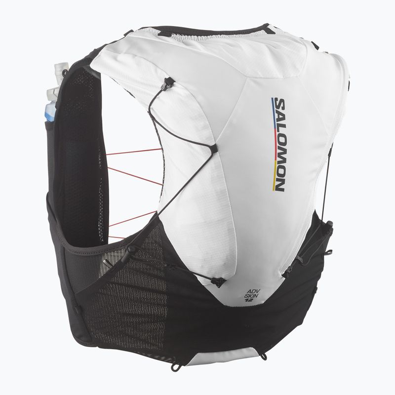 Kamizelka do biegania Salomon Advance Skin 12 Race Flag' black/white 2