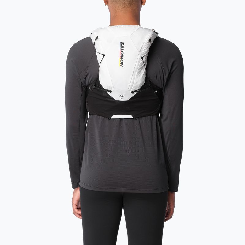 Kamizelka do biegania Salomon Advance Skin 12 Race Flag' black/white 5