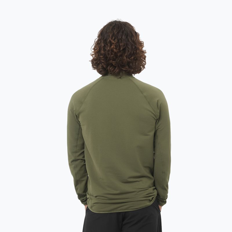 Bluza trekkingowa męska Salomon Essential Lightwarm Full Zip grape leaf 2