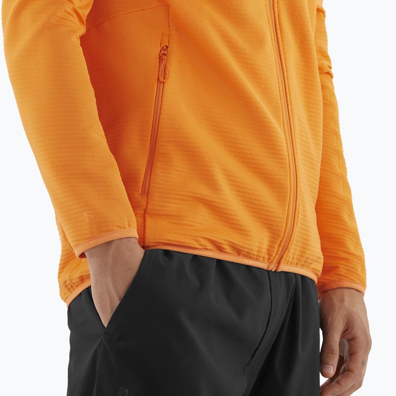 Bluza trekkingowa męska Salomon Lightwarm Full Zip turmeric 6