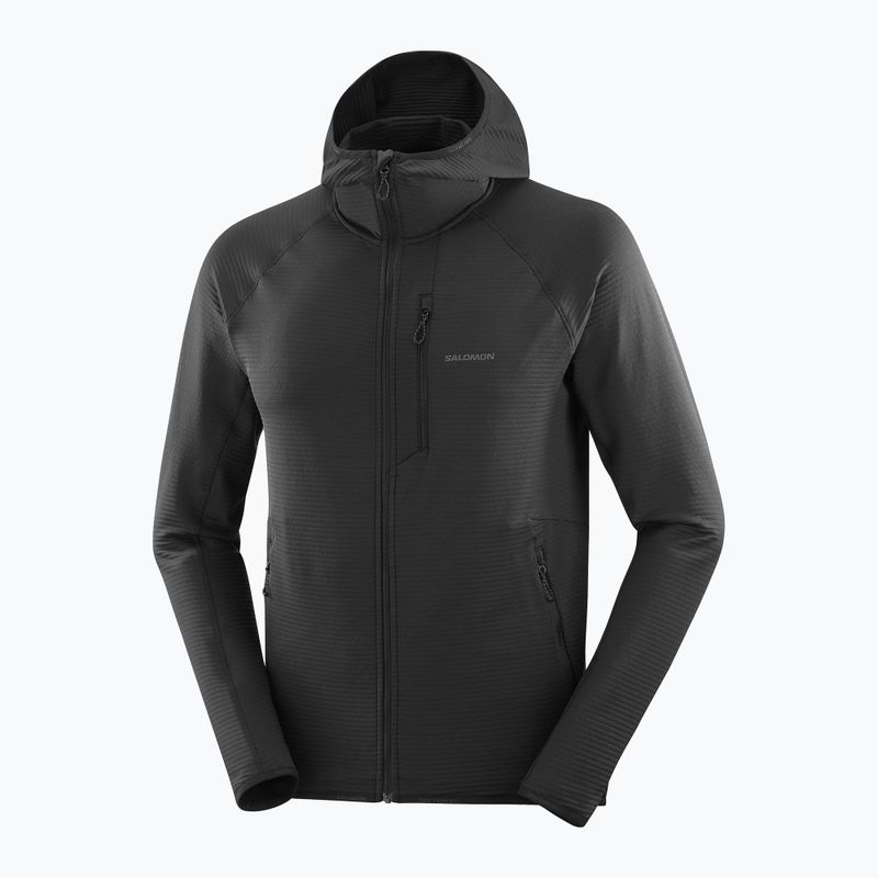 Bluza trekkingowa męska Salomon Sntial Lightwarm Hybrid deep black 8