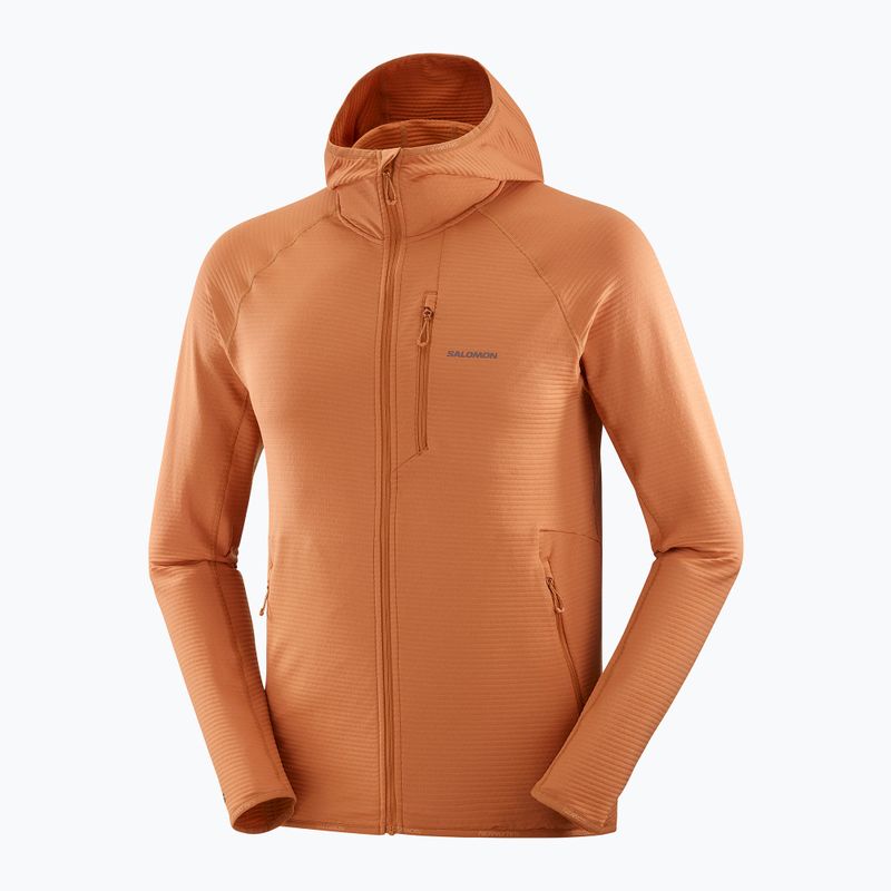 Bluza trekkingowa męska Salomon Sntial Lightwarm Hybrid sierra 8