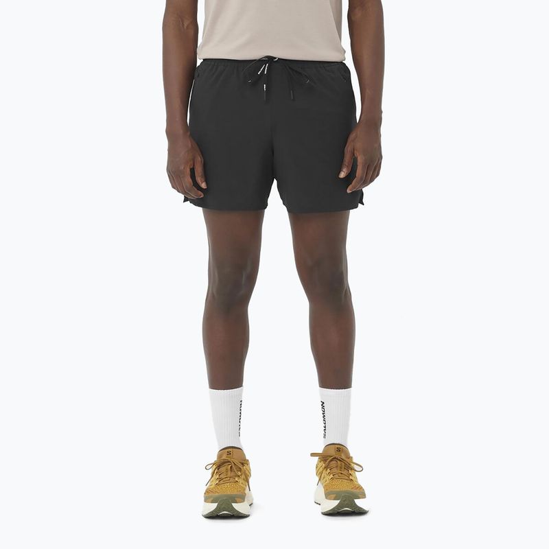 Spodenki do biegania męskie Salomon SHAKEout Core 5" deep black