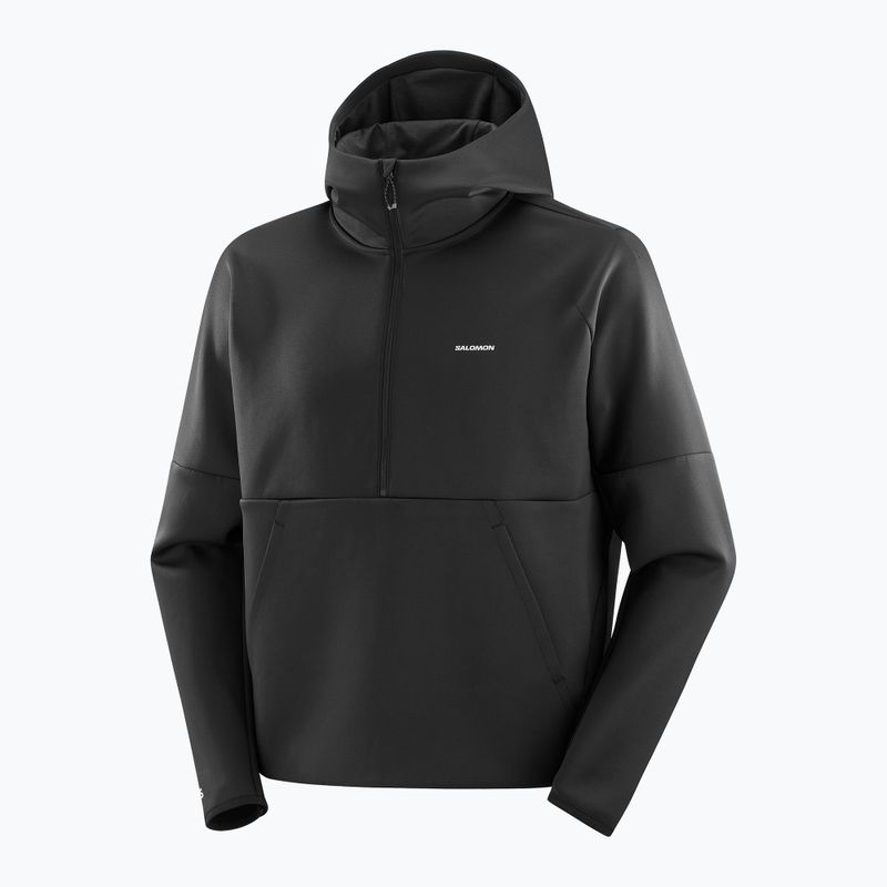Bluza męska Salomon SHAKEout Half Zip Hooded deep black 6