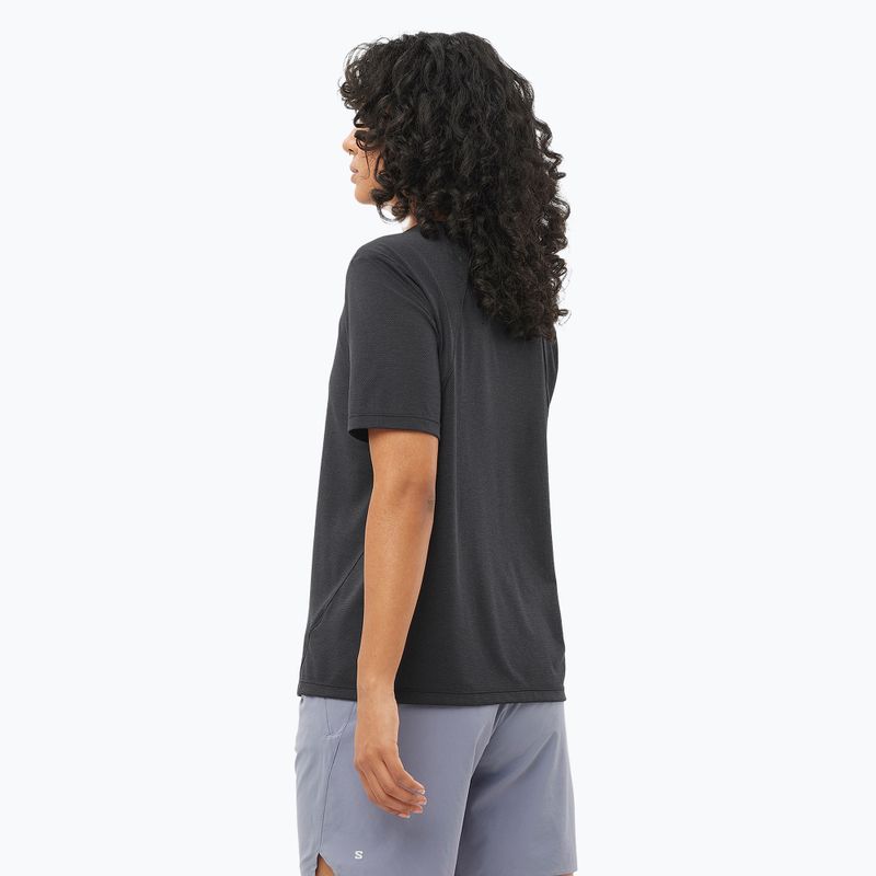 Koszulka do biegania damska Salomon SHAKEout Core deep black 2