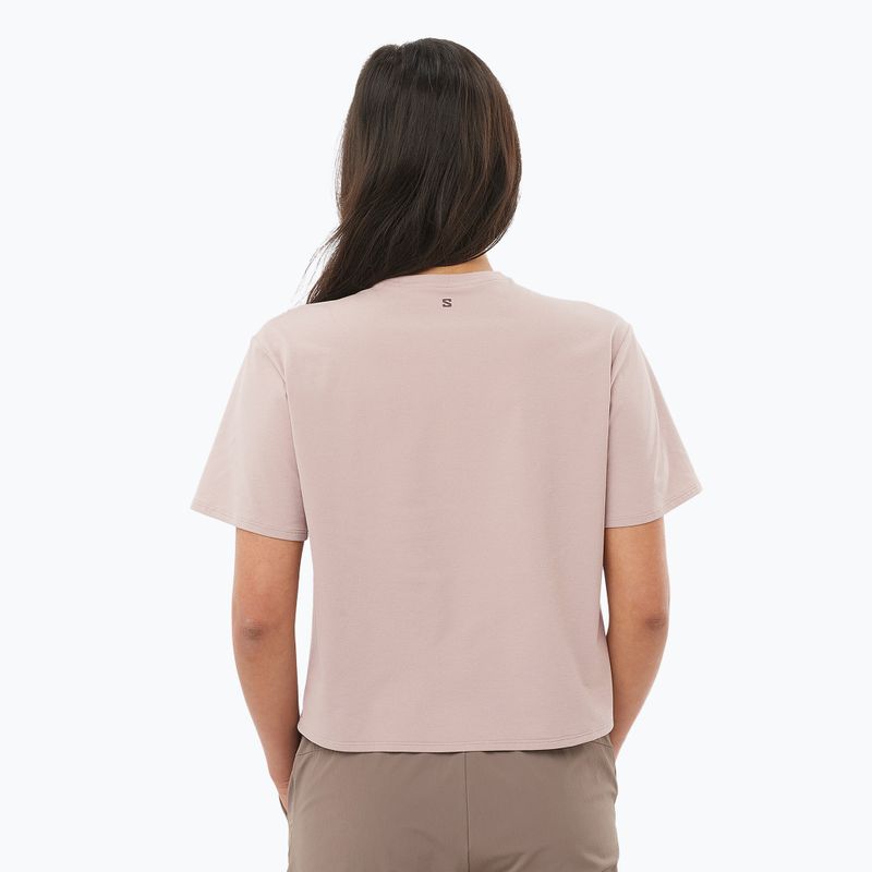 Koszulka damska Salomon Trackline Tee SS etherea 2
