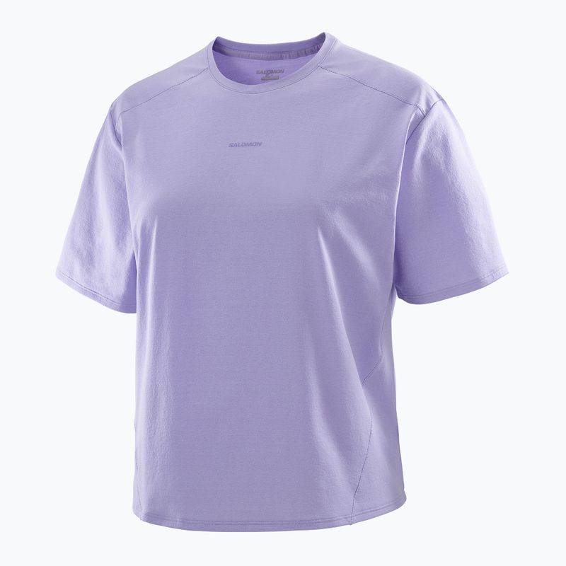Koszulka damska Salomon Trackline Tee SS violet tulip 6