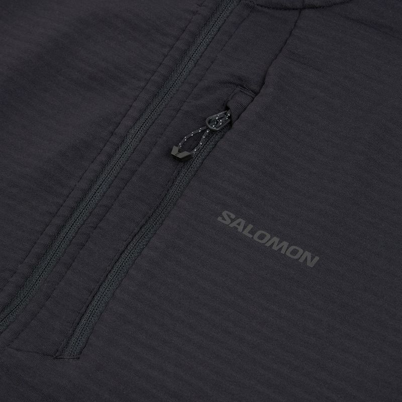 Bluza polarowa damska Salomon Lightwarm Full Zip deep black 7