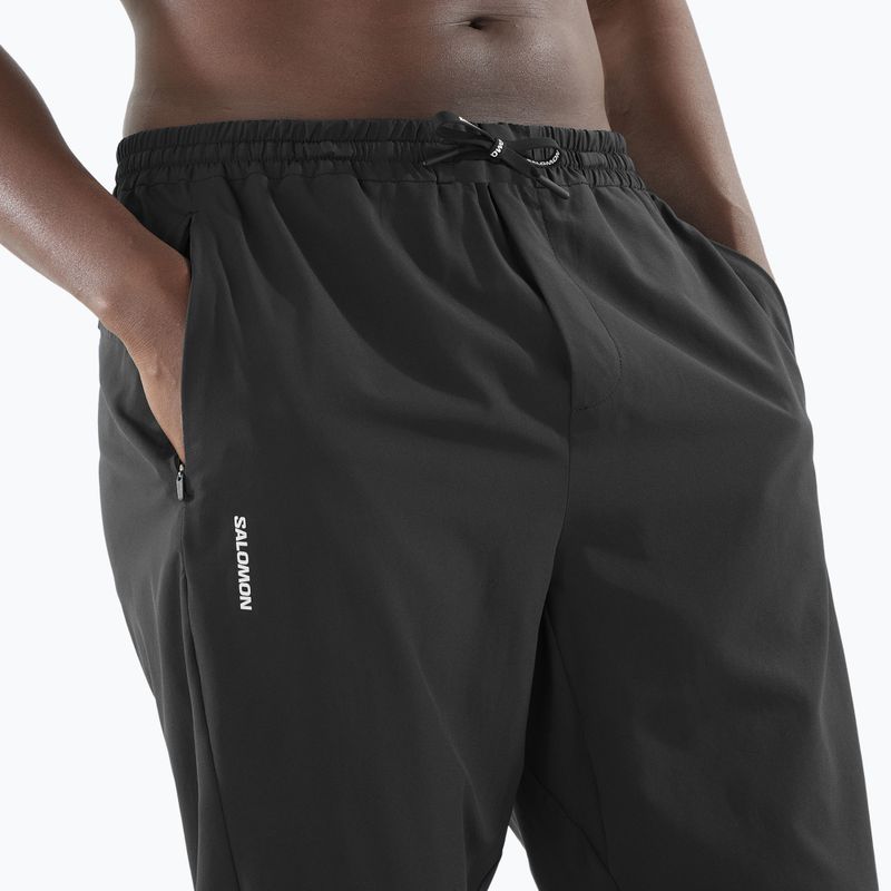 Spodnie do biegania męskie Salomon SHAKEout Core deep black 3