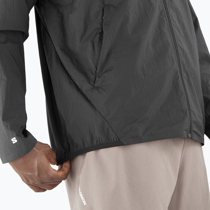 Kurtka do biegania męska Salomon Shakeout Fly deep black 4