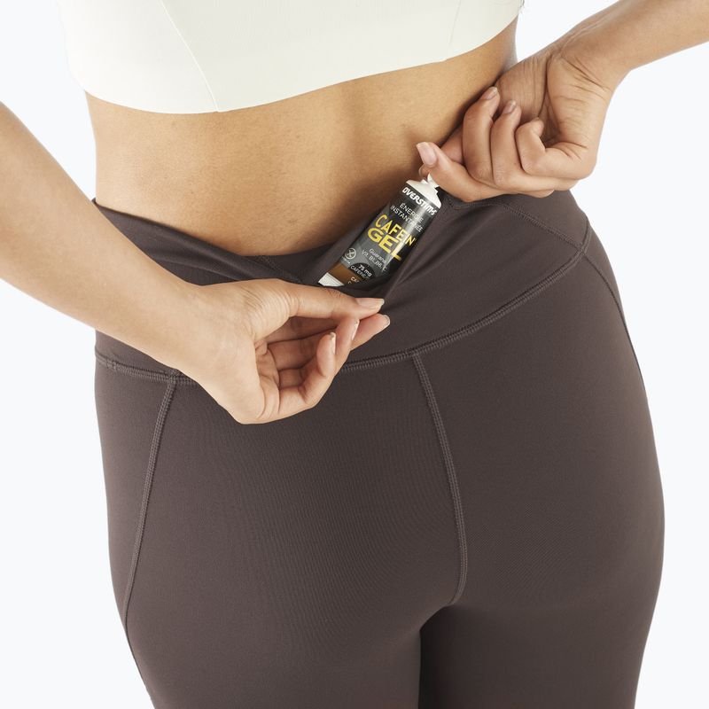 Legginsy do biegania damskie Salomon SHAKEout Bliss 25" coffee bean 6