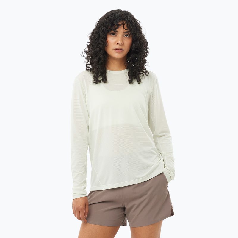 Longsleeve do biegania damski Salomon SHAKEout Core icicle
