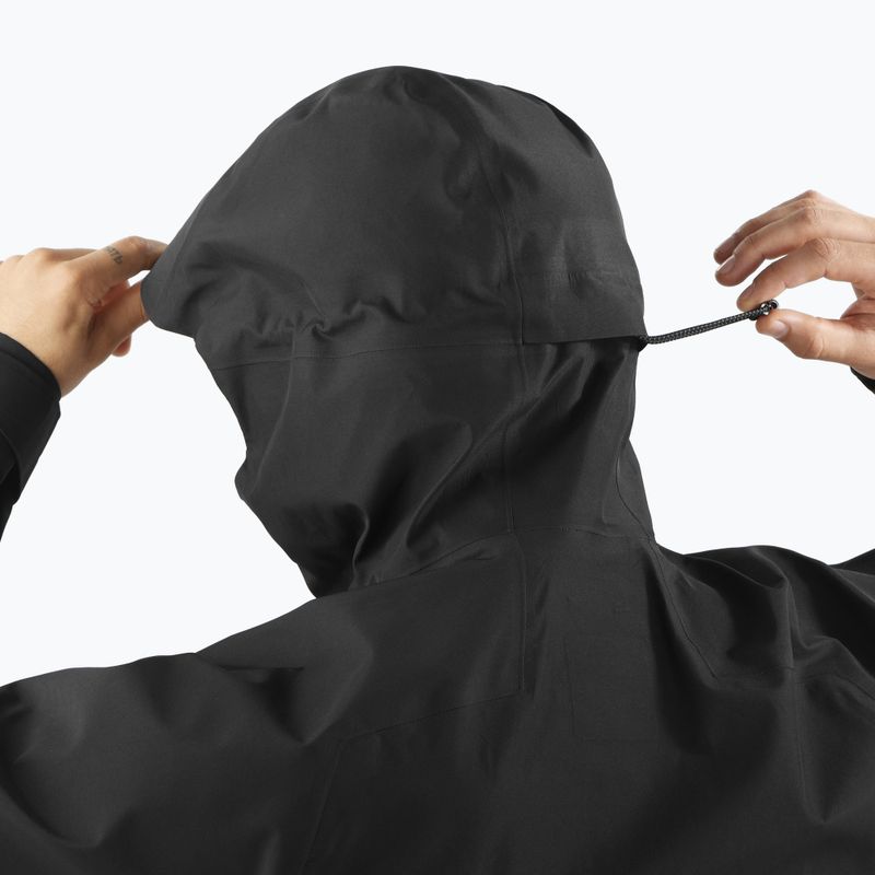 Kurtka softshell męska Salomon Outline 3l GTX deep black 4