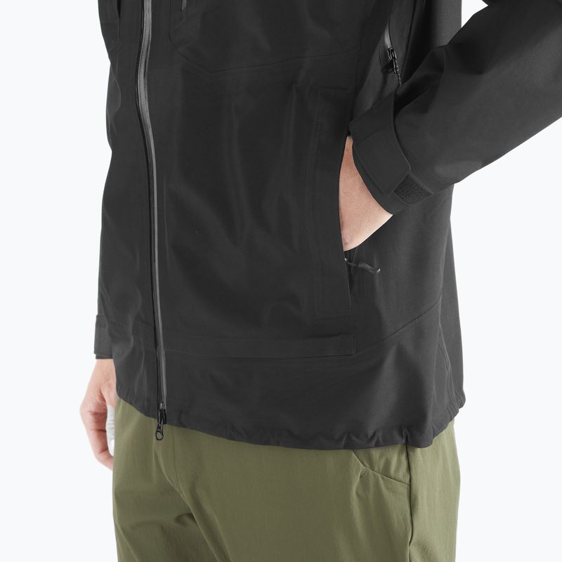 Kurtka softshell męska Salomon Outline 3l GTX deep black 7