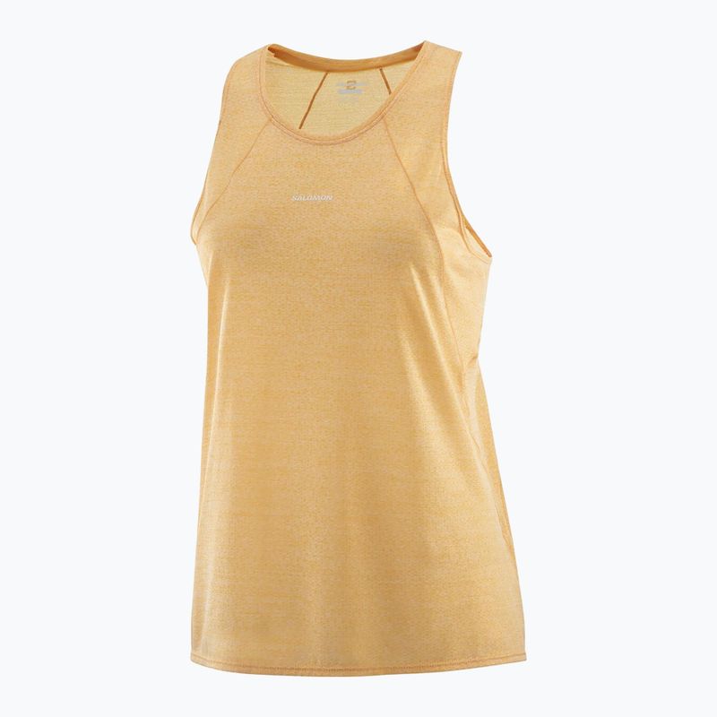 Koszulka do biegania damska Salomon SHAKEout Air Tank warm apricot 4