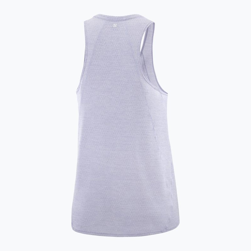 Koszulka do biegania damska Salomon SHAKEout Air Tank cosmic sky 5